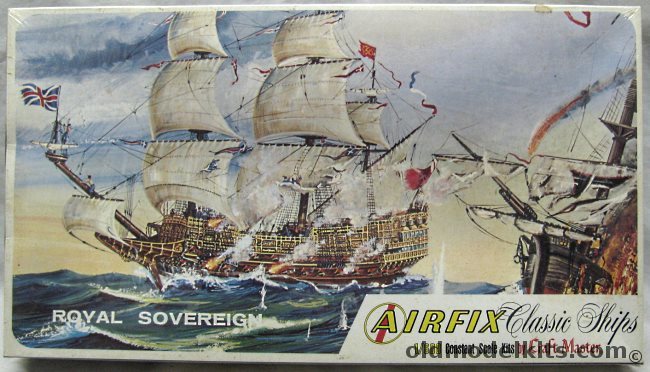 Airfix 1/168 Royal Sovereign British Man-O-War - Craftmaster Issue, 1908-400 plastic model kit